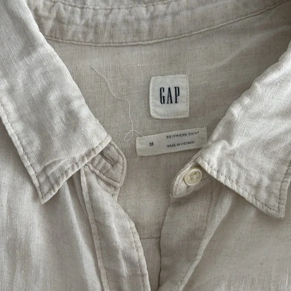 Gap Linen Boyfriend Shirt - Picture 2 of 3
